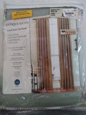 Miller Curtain Antique Satin Lined Back Tab Panel 40 X 95 Djade
