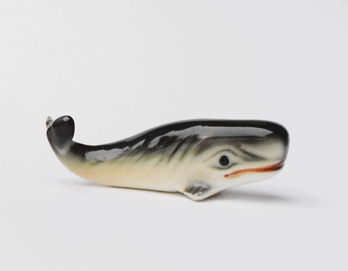 Miniature porcelaine baleine - ,