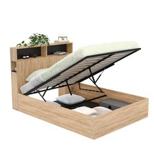 Lit coffre double CLYDE avec