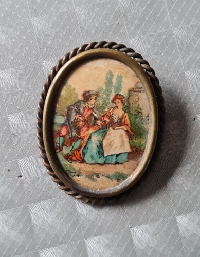 Broche thème fragonard - broche,