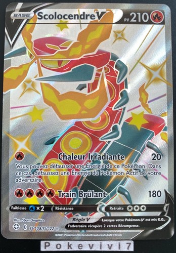 Carte pokemon scolocendre - carte,