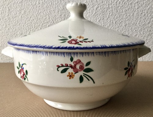 Soupiere ancienne digoin - ancienne, ;digoin