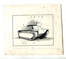 dessin original chars blindés