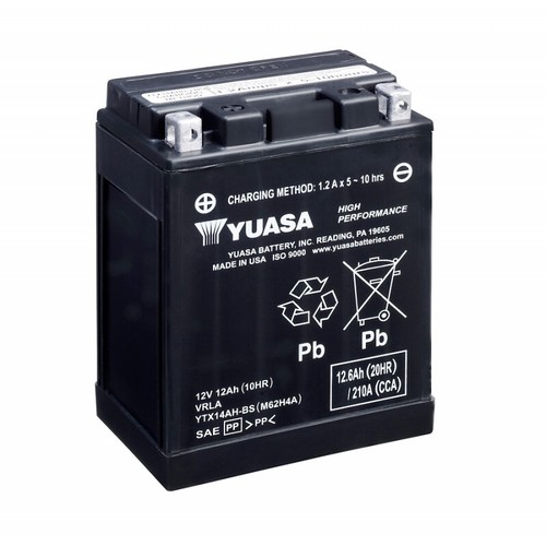 Batterie moto yuasa ytx14ah - moto,