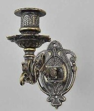 Bougeoir Chandelier Laiton Fusion De Piano À 1 Lumière Style Baroque En