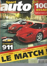SPORT AUTO N°509 FERRARI ENZO / CARRERA GT / MERCEDES SLR / TOP 100 SPORTIVES