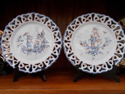 Assiettes moustiers f - moustiers, f.huot