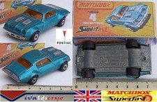 Pontiac firebird bleu métal