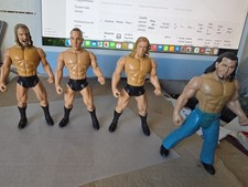 Lot De 4 Figurines  Catcheur