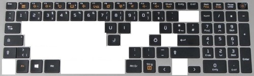 In161 touches clavier lg - touches,
