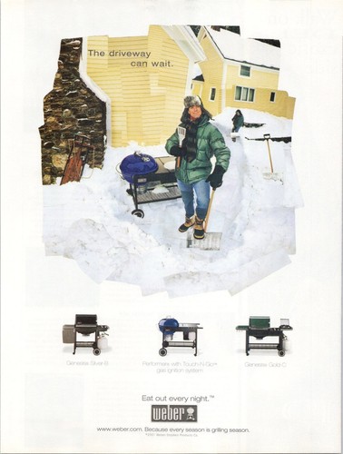 Weber 2001 original print - 2001, ad