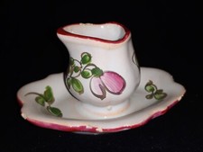 ANCIENNE SAUCIERE DE DINETTE EN FAÏENCE  DE SAINT CLEMENT Début XIX  N°706/3