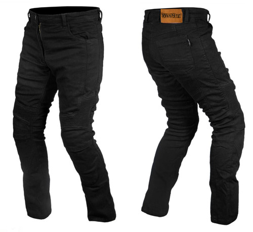 Jeans moto homme noir - jeans,