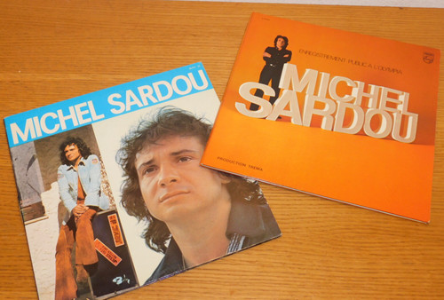 Lot michel sardou barclay - lp,