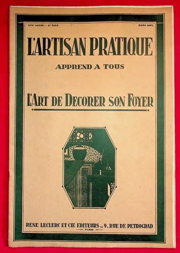 Artisan pratique 213 - l'artisan, 213-
