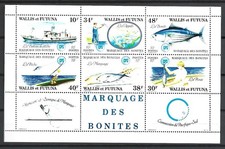 F14- Wallis et Futuna Bateaux Poissons Pêche MARQUAGE DES BONITES YT BF2 neuf **