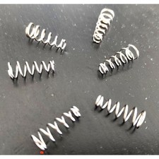 6 ressorts de reglage nickel pour Micro Strat 18mm