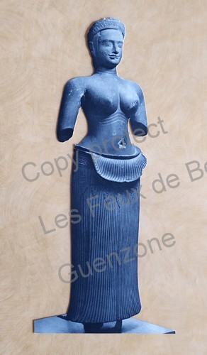Statue art khmer - statue, decoupage