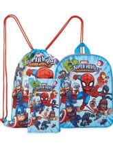 Cartable Avengers+ Sac A Dos Marvel Super Heroe et trousse pour ecole primaire
