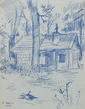 Rostislas Loukine (1904-1988) - ami de Nicolas de Staël (26) - encre