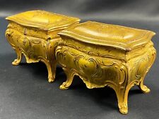 Paire de coffrets à bijoux en