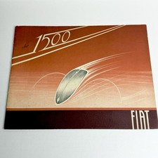 FIAT 1500 / 24p brochure catalogue / 1936 / DE German