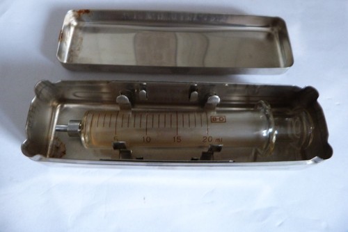 Ancienne seringue verre - ancienne,