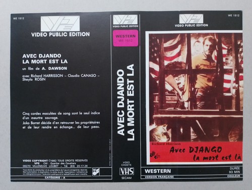 Jaquette vhs avec django la - jaquette,