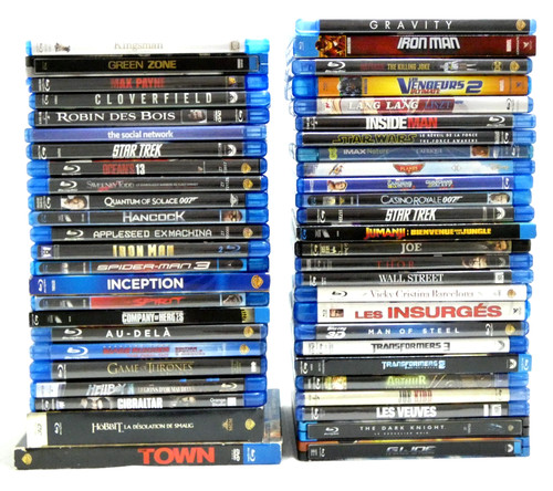 Lot bluray films pal vf - 50,