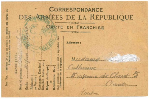 Carte postale guerre 18 - postale, 14-18