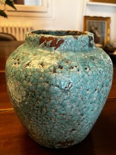 Vase en terre cuite émaillé