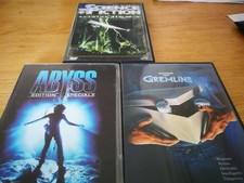Lot 3 DVD Fantastique Abyss Godzilla Gremlins Tbe