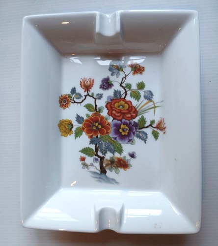 Cendrier rectangle porcelaine