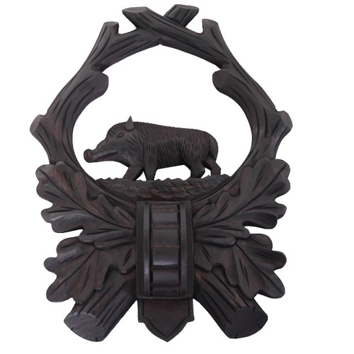 Plaque trophée sculptée - trophée,