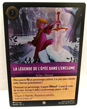 Carte Disney LORCANA 2 La Légende de l'Epée dans l'Enclume 64/204 BRILLANTE FOIL
