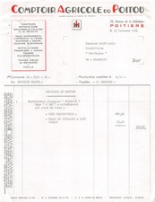 1966 TRACTEURS MACHINES DE CULTURE ET DE RECOLTE COMPTOIR AGRICOLE DU POITOU