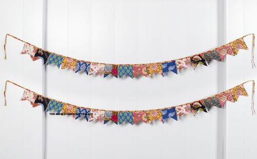 Guirlande tissu mariage - pc,