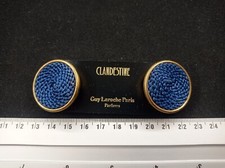 PAIRE BOUCLES OREILLES CLIPS CLANDESTINE GUY LAROCHE VINTAGE - REF10633J