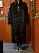 Manteau fourrure de vison véritable noire