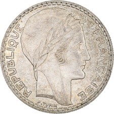 Monnaie, France, Turin, 20 Francs, 1933, Paris, Rameaux courts, SUP, Argent
