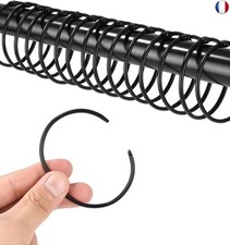 42 Pièces Anneaux de Rideau