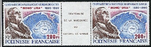 Polynesie 1990 gaulle 2 - de, gaulle-2