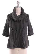 THEORY Gray Short Sleeve Wool