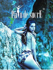 PUBLICITE ADVERTISING 074  1995  PAIN DE SUCRE collection maillots de bain