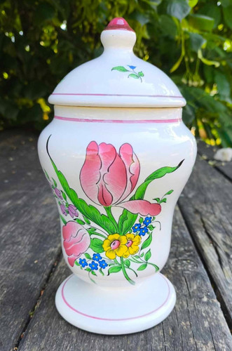 Pot couvert faïence - pot,