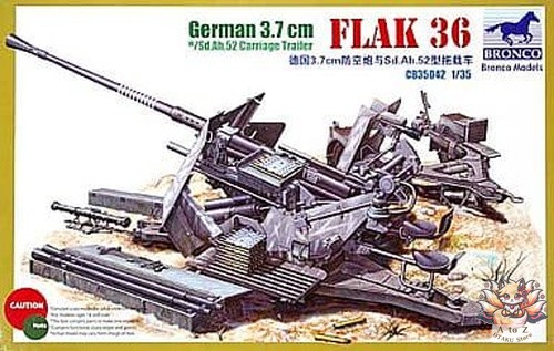 Pistolet allemand flak36 - pistolet, aa