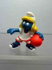 Figurine schtroumpfs fille basket macdo erreur de peinture logo M non peint