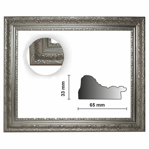 Cadre baroque argent - baroque,
