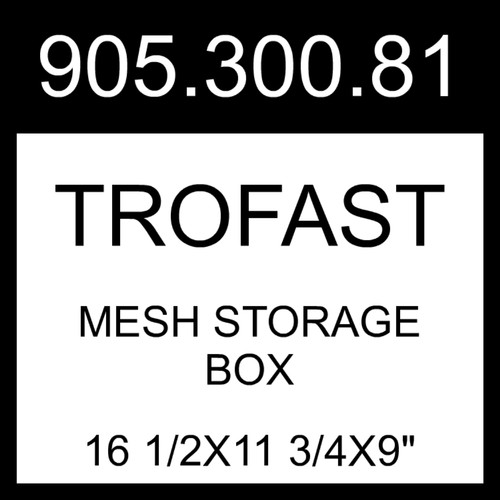 Ikea trofast mesh storage - trofast,