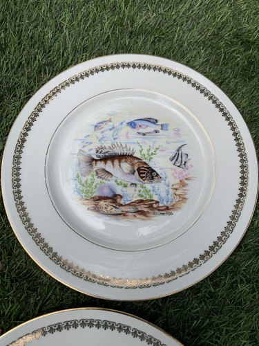 Assiettes porcelaine de - ,